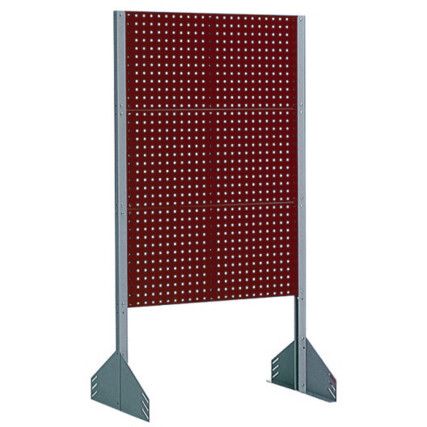 PERFO WALL 1.0M 3 PANEL SINGLE SIDED STARTER RAL7035/3004