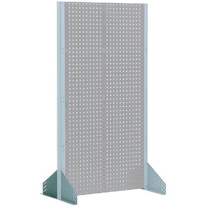 PERFO WALL 1.0M 4 PANEL SINGLE SIDED STARTER RAL7035