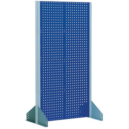 PERFO WALL 1.0M 4 PANEL SINGLE SIDED STARTER RAL7035/5010