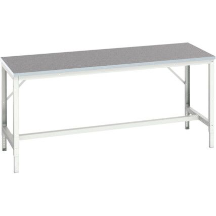 16921507.16 Verso 2000 x 600mm Adjustable Height Bench Lino