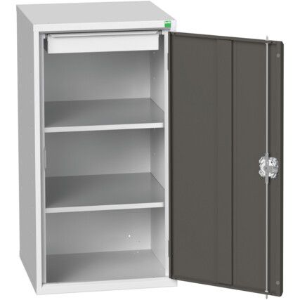 VERSO CUPBOARD W/ 2 SHELVES 1 DRAWER 525X550X1000H RAL7035/7016