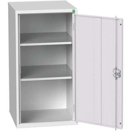 VERSO CUPBOARD WITH 2 SHELVES 525X550X1000H RAL7035