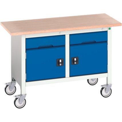 16923201.11 Verso Mobile Storage Bench 1250mm x 600mm x 830mm