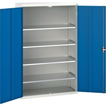 Verso Storage Cabinet, 2 Doors, Blue, 2000 x 1300 x 550mm