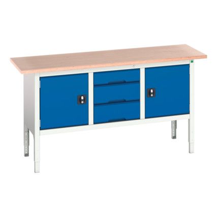 16923022.11 Verso 1750 x 600mm Stat. Storage Bench Y