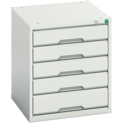 VERSO CABINET WITH 5 DRAWERS 525X550X600H RAL7035