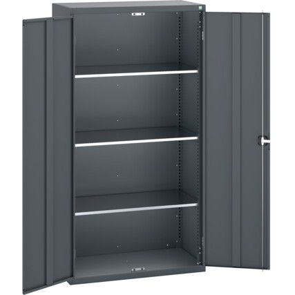 CUBIO CUPBOARD WITH 3 SHELVES 1050X525X2000H