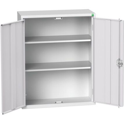 VERSO CUPBOARD WITH 2 SHELVES 800X350X1000H RAL7035