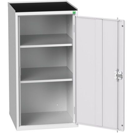 VERSO CUPBOARD WITH 2 SHELVES 525X550X1015H RAL7035