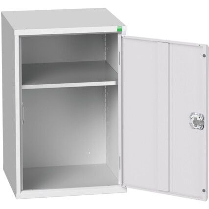 VERSO CUPBOARD WITH 1 SHELF 525X550X800H RAL7035