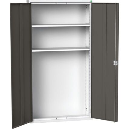 VERSO CUPBOARD WITH 2 SHELVES 1050X350X2000H RAL7035/7016