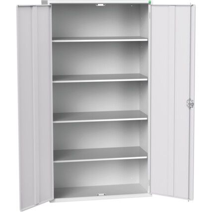 VERSO CUPBOARD WITH 4 SHELVES 1050X550X2000H RAL7035