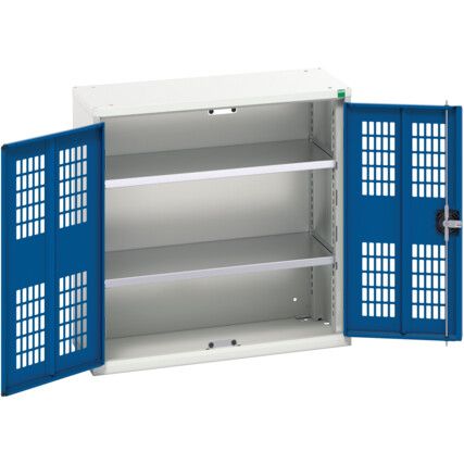 Verso Storage Cabinet, Single Door, Blue, 800 x 800 x 350mm