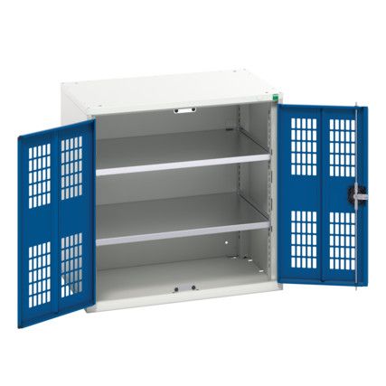 Verso Storage Cabinet, Single Door, Blue, 800 x 800 x 550mm