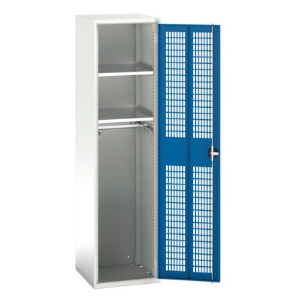 Verso PPE Cupboard, Single Door, Blue, 2000 x 525 x 550mm