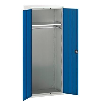 Verso PPE Cupboard, Single Door, Blue, 2000 x 800 x 550mm