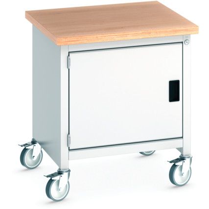 Cubio, Mobile Workbench, Light Grey, 840mm x 750mm x 750mm