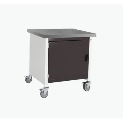 Cubio, Mobile Workbench, Anthracite Grey, 840mm x 750mm x 750mm