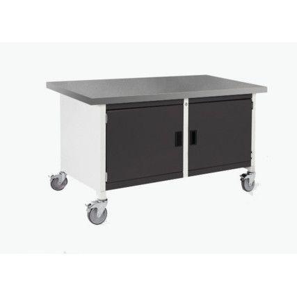 Cubio, Mobile Workbench, Anthracite Grey, 840mm x 1500mm x 750mm