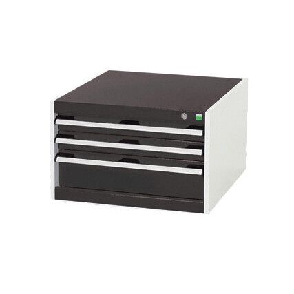 CUBIO DRAWER CABINET WITH 3 DRAWERS 650X750X400H