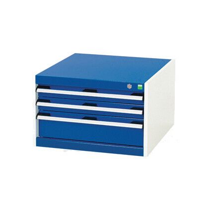 CUBIO DRAWER CABINET WITH 3 DRAWERS 650X750X400H