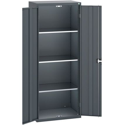 CUBIO CUPBOARD WITH 3 SHELVES 800X525X2000H