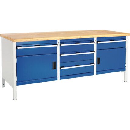 41002064.11V CUBIO WORKBENCH KW 2078 5-DRW, 2-CUP