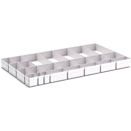 Draw Dividers For Use With 1000 x 650 x 100mm Drawer, 24 Compartments