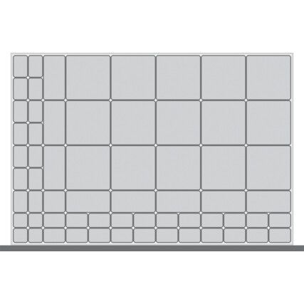 Draw Dividers For Use With 1000 x 750 x 75mm Drawer, 64 Compartments