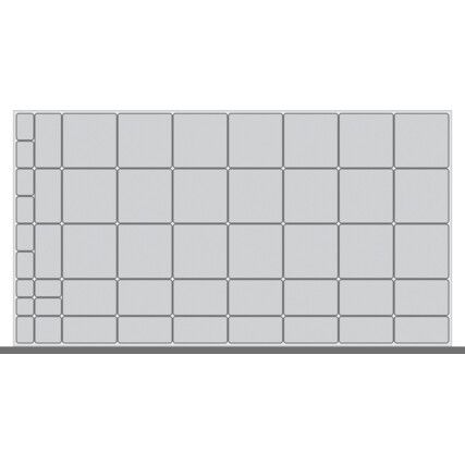 Draw Dividers For Use With 1300 x 750 x 75mm Drawer, 50 Compartments