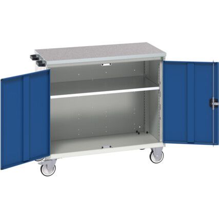 VERSO MOBILE CABINET 1050X650X980H LINO TOP RAL7035/5010