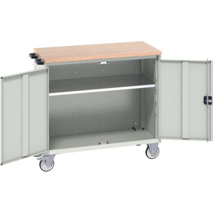 VERSO MOBILE CABINET 1050X650X980H MPX TOP RAL7035