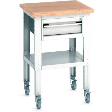 CUBIO BENCH (MPX) WITH 1 DRAWER 750X750X840-1140H