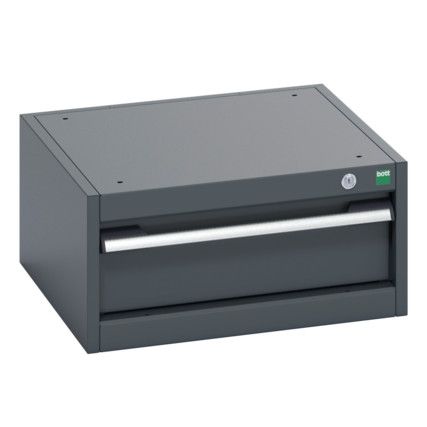 40010001.77V CABINET 1 DRAWER 75KG UDL PER DRAWER/SHELF DARK GREY