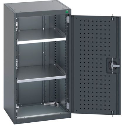 40010098.77V CUPBOARD  75KG UDL PER DRAWER/SHELF DARK GREY