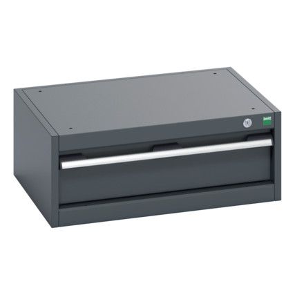 40011035.77V CABINET 1 DRAWER 75KG UDL PER DRAWER/SHELF DARK GREY