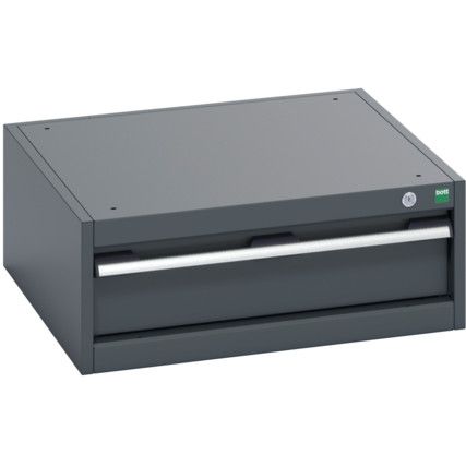 40019001.77V CABINET 1 DRAWER 75KG UDL PER DRAWER SHELF DARK GREY