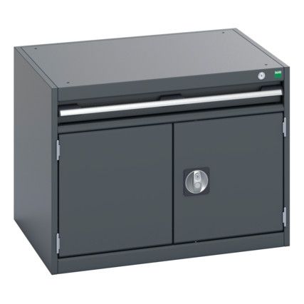 40020001.77V CABINET 1 DRAWER  DOOR 75KG UDL PER DRAWER DARK GREY