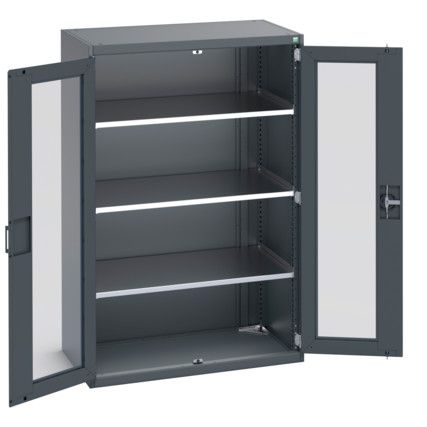 40021132.77V WINDOW DOOR SHELF CUPBOARD 75KG UDL SHELF DARK GREY