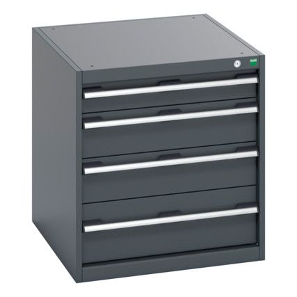 40027005.77V CABINET 5 DRAWERS 75KG UDL PER DRAWER SHELF DARK GREY