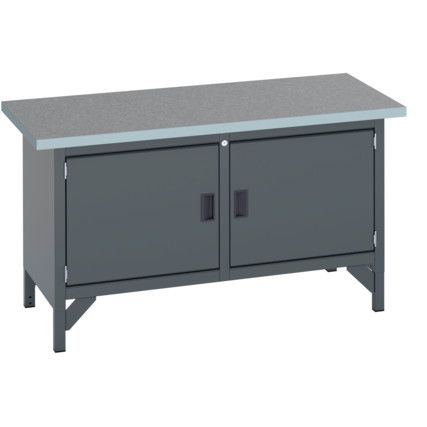 41002024.77V WORKBENCH (LINO) CUPBOARD CUPBOARD  DARK GREY