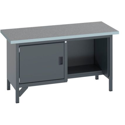 41002036.77V WORKBENCH (LINO) CUPBOARD DARK GREY