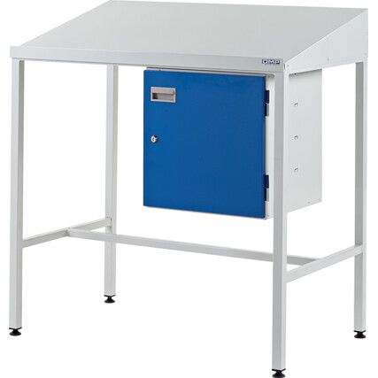 S/TOP WORKSTATION C/W CUPBOARD 1060x1000x460mm