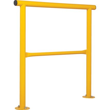 Guard Barrier Short, Steel, Yellow, 1000 x 940mm