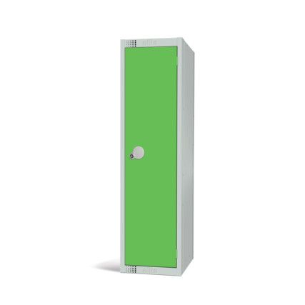 Low Height Locker, Single Door, Green, 1370 x 300 x 380mm