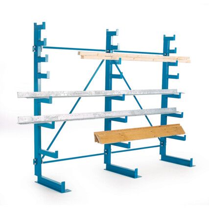 Cantilever Racking, 200kg Shelf Capacity, 2100mm , Blue