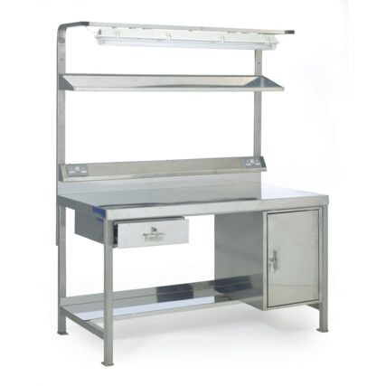 PB189S STAINLESS STEEL PREPARATION BENCH 1800L