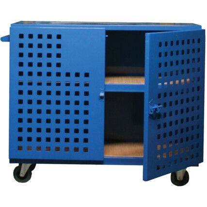 STORAGE VAULT CABINET - MOBILE -1 SHELF - 1090X830X1260