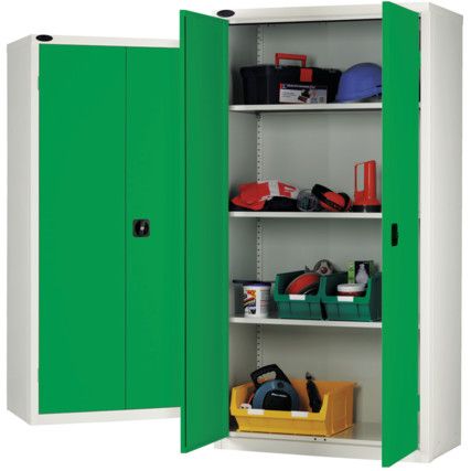 SILVER/GREEN IND. STD. CUPBOARD 1820x915x505mm