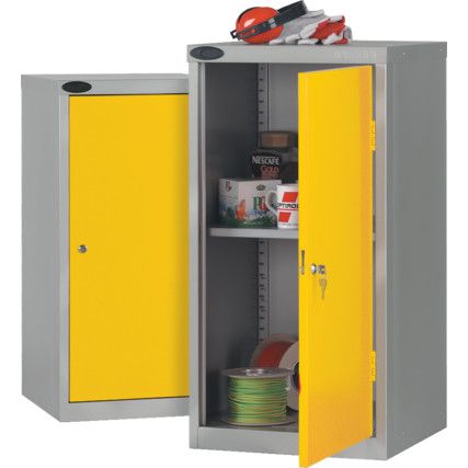 SILVER/YELLOW IND. TOOL CUPBOARD 984x477x505mm